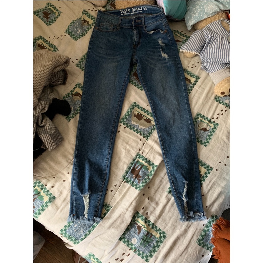 Pastel jeans skinny jeans